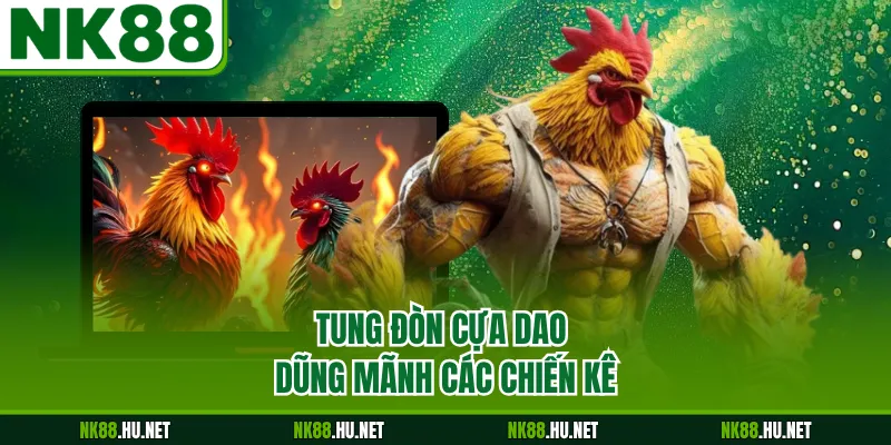 Tung đòn cựa dao dũng mãnh các chiến kê